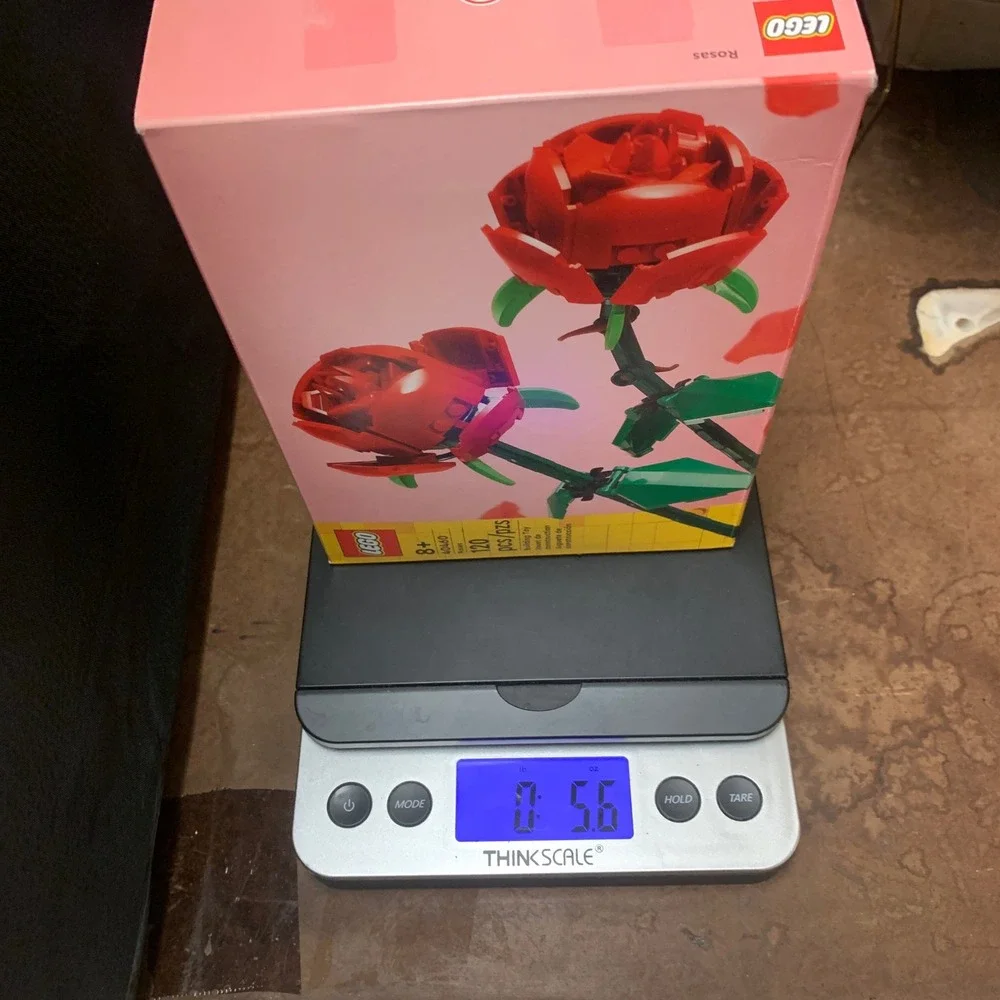 LEGO Roses 40460 Building Toy Set 120 Pieces Red Flowers Open Box Sealed Bags